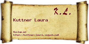 Kuttner Laura névjegykártya